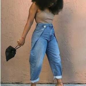 Casual Blue Boyfriend Jeans for Women